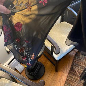 Papell Studio embroidered floral pant set